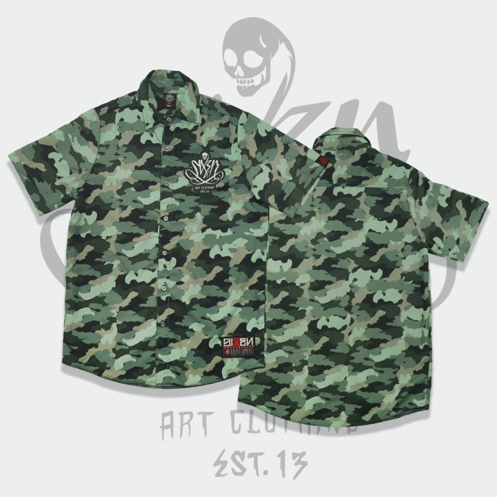 SIXENART - CAMO POLO