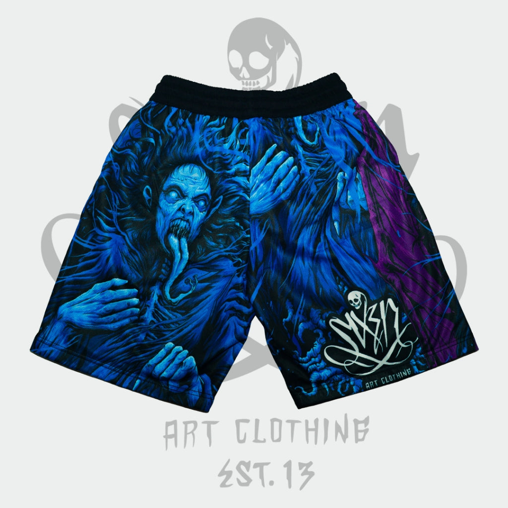 SIXENART - MANANANGGAL MESH SHORTS