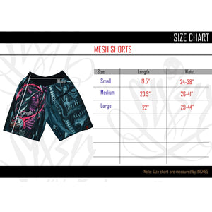 SIXENART - MANANANGGAL MESH SHORTS