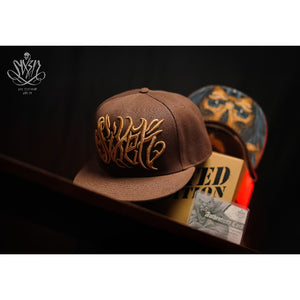 SIXENART - SKULLBROWN SNAPBACK CAP